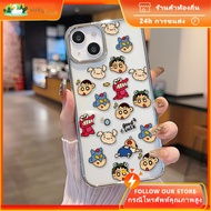 For iPhone11 13 Iphone Case 15 14 12 Pro MAX 15 14 7 8 Plus X XR XS Cute Shnnosuke Advanced Transpar