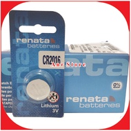 Baterai Renata CR2016 CR-2016 CR 2016 Original Baterai Jam Tangan