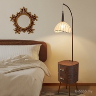 Integrated Bedroom Coffee Table Lamp Sofa Bedside Table Retro Style Floor Lamp American Floor Lamp L