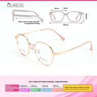 Gọng kính Titanium cao cấp thời trang nam nữ Ouress HML6011