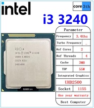 intel cpu i3 3220 3240 i5 3450 3470 3570 i7 3770 3770k pc lga1155 รับประกัน 1 ปี