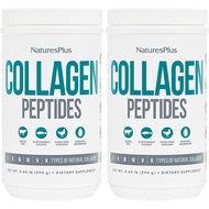 NaturesPlus Collagen Peptides 0.65 lbs Serbuk Pek 2 untuk Rambut, Kulit, Kuku & Sendi, Sistem Imun, 