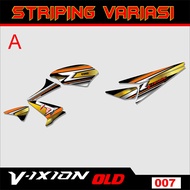 Vixion Old Racing Motorcycle Variation striping Sticker/ VIXION 007 Sticker