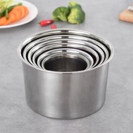 [Stainless Steel Jar] Seasoning Jar 304 Thickened Stainless Steel Seasoning Cup Kitchen Oil Basin Se