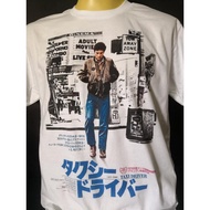 เสื้อวงนำเข้า Taxi Driver 1976 film movie Japan Promo Poster Robert De Niro Anti-Hero Style Vintage T-Shirt ค่ะ รีด