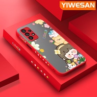 YIWESAN เคสปลอกสำหรับ Samsung A53 5G A33 5G A73 5G A13 A23 M53 5G M23 5G M33 5G A13 5G เคส A04s ลายก