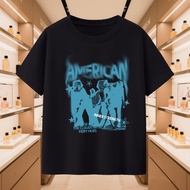 AMERICAN t-shirt black t-shirt white t-shirt 100% t-shirt pureKapas fashion trend t-shirt
