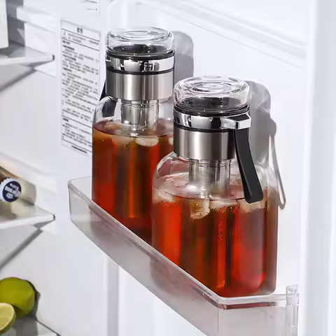 Cold Brew Coffee Maker Iced Coffee Maker With 304 Stainless Steel Long Tea Infuser Airtight Cold Bre