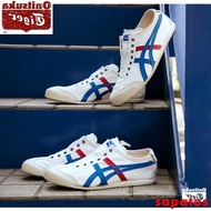 Onitsuka 66 Women's Shoes White Blue Red Casual Sneakers