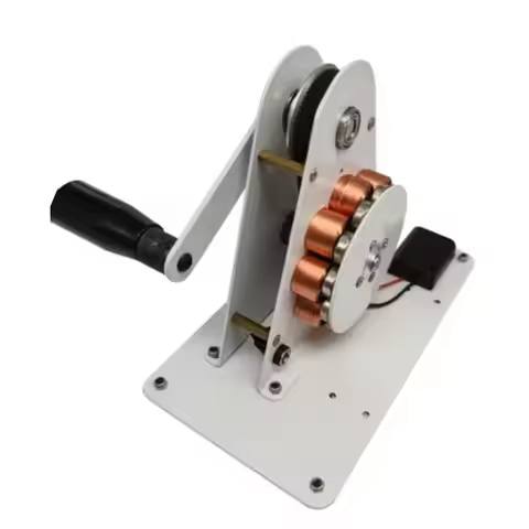 12V Hand Crank Generator 50W Emergency Mobile Phone Charging Permanent Magnet Mini Generator Physica