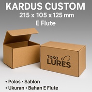 E Flute Box | Plain / Screen Printing |Cardboard box product box