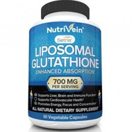 Liposomal Glutathione特級脂質體穀胱甘肽700毫克, 60粒膠囊  （參考日期：03/2026）