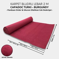 Velvet Carpet Striped Meter Velvet Exhibition Carpet 1m x 2m Exhibition Carpet - CAPADOC
