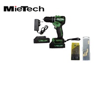 MIETECH MBD-21 CORDLESS BRUSHLESS IMPACT DRILL PACKAGE INCLUDE DRILL BIT AND SCREW BIT