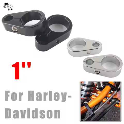 For Harley-Davidson 1" Motorcycle Handlebar Brake Clutch Cable Wire Clamp Holder