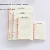 9 Holes B5 Binder Ring A6 Binder Paper Core Binding Clip 3 Holes 6 Holes a5 Binder Strip Plastic Buc