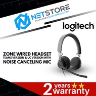 LOGITECH ZONE WIRELESS BLUETOOTH HEADSET TEAMS VERSION & UC VERSION - 981-001096 / 981-001097