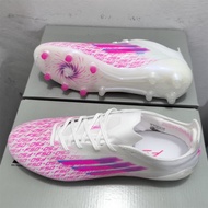 F50 Fiber Touch Elite Messi FG White/Pink Men's Soccer Shoes Anti-slip and Wear-resistant Football S
