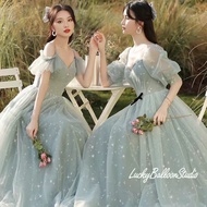 Elegant Sage Green Bridesmaid Gown Prom Dress Evening Gown Wedding Gown Dress