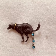 < Fun Dog Laba} Fun Dog Laba Brooch High-End Exquisite Light Luxury Unique Spoof Design Badge QQ25.1