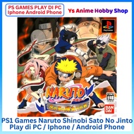【PS1 Game Main di PC IPHONE ANDROID 】Playstation 1 naruto shinobi no sato no Jintori Gassen PC GAMES