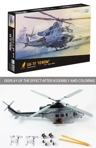 Dream Model 1/72 Plastic Scale Model Kit DM720018 US UH-1Y Venom Utility Helicopter