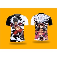 Kaos ANIME JERSEY ANIME JERSEY ANIME ONE PIECE LUFFY SECOND JERSEY ONE PIECE LUFFY SECOND PRINTING S