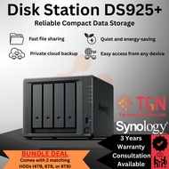 Synology DS925+ with 2 x (HAT3300/HAT3320) HDD Bundle