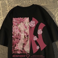 100% Cotton Short Sleeve T-shirt Unisex Woman Men Fashion Printing Tee Shirt S-5XL