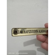 Brass Name Plate - Custom Gold Brass Plate Children's Name Plate