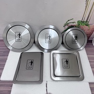 Embedded Countertop Trash Lid round and Square Stainless Steel Household Flip Kitchen Wash Basin Decorative Rocker Cover/Stainless Steel Rubbish Chute / Condo Rubbish