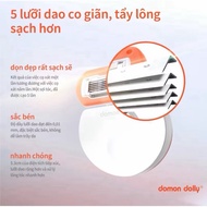 Combo of 2 sets of Domon Dolly handheld razors, safe and benign