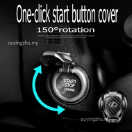 Iron Man design cars Lexus Auto button to start the engine ignition button cover NX200T NX300 NX200 
