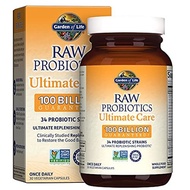 Probiotics for Women and Men - Garden of Life Raw Probiotics Ultimate Care 100 Billion CFU Probiotic