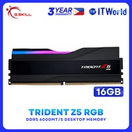 G.Skill Trident Z5 RGB DDR5 RAM - 16GB 6000MT/s, XMP-EXPO, Desktop Memory F5-6000J3636F16GX1-TZ5RK