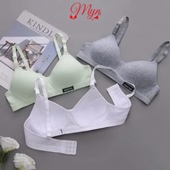Girls' cotton Bra without underwire, thin padding, small cup, slim fit, no hem A 30 MYN_UNDERWEAR