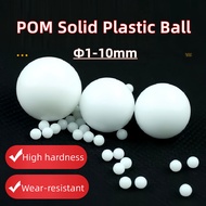 POM Solid Plastic Ball 1mm-10mm Polyoxymethylene Plastic Ball Precision Industrial Round Ball