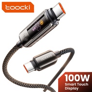 Toocki PD 100W 6A Super Fast Charge Cable For Samsung Quick Charge 4.0 USB Type C to Type C Smart To