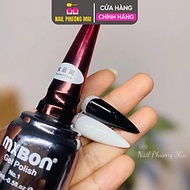 Sơn Gel MXBON Đen, Trắng, Trắng Sữa, Nước Gạo Cao Cấp Chai 15ml Làm Nail, Bóng Mướt, Bám Móng Bền Mà