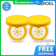 Basic Elroel Foundation-Free Yellow Pang Sun Cushion 15g (2 Full-Size Products) + Crema Hand Cream