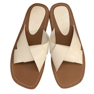 Cross Strap Beach Sandals Open Toe House Slippers Comfortable Summer Shoes Casual for Women Dressy S