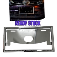 frame plate daihatsu chrome gold carbon fiber chrome krum