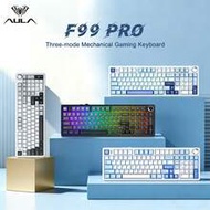 F99 Pro Wireless Mechanical Keyboard With Knob, 3 Modes: Bluetooth 5.0/USB-C/2.4GHz, Gasket-Mounted,