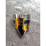 Stainless Federal Bike Emblem