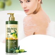 NK SADOER Olive Oil Emollient Smooth Moisturizing Body Wash Delicate Fragrance Shower Gel