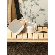 [Daiso] Daiso Camping aluminum square container