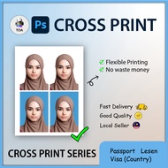 𝐓𝐎𝐀 𝐒𝐓𝐔𝐃𝐈𝐎 Passport Photo Cross Print (Cetak Gambar Passport)