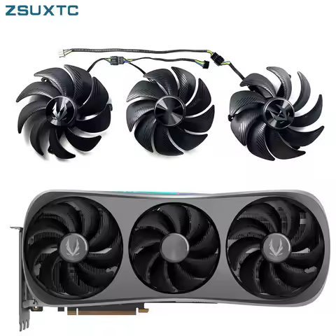 Original GAH3S2H RTX4090 Video Card Fan For ZOTAC RTX 4080 4090 TRINITY OC Graphics Card Cooling Fan