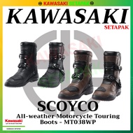 SCOYCO Motorcycle Protective Boots Men Waterproof Enduro Motorcyclist Shoes MT038WP