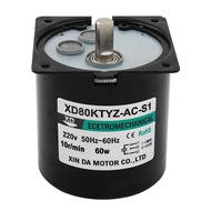 80KTYZ AC Motor 220V 5rpm -110rpm Motor Micro Slow Speed Machine 60W Permanent Magnet Synchronous Mo